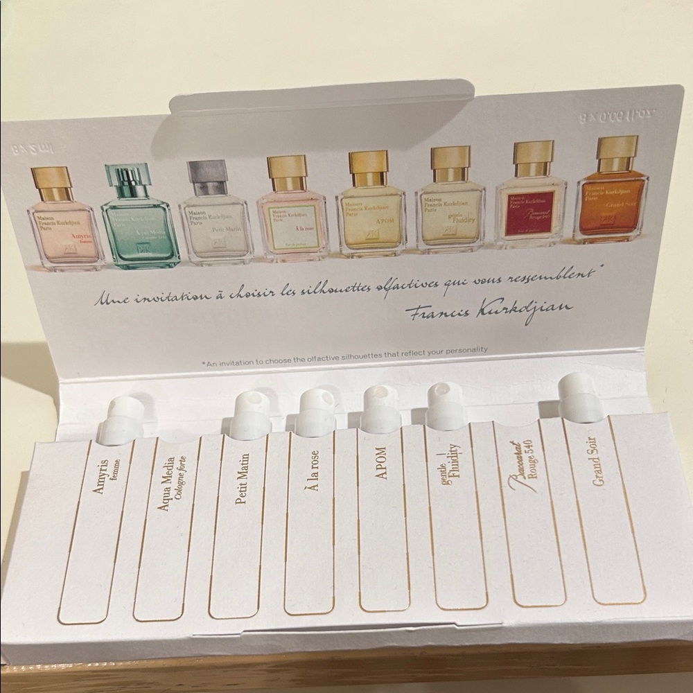 Maison Francis Kurkdjian Fragrance Sample Set
